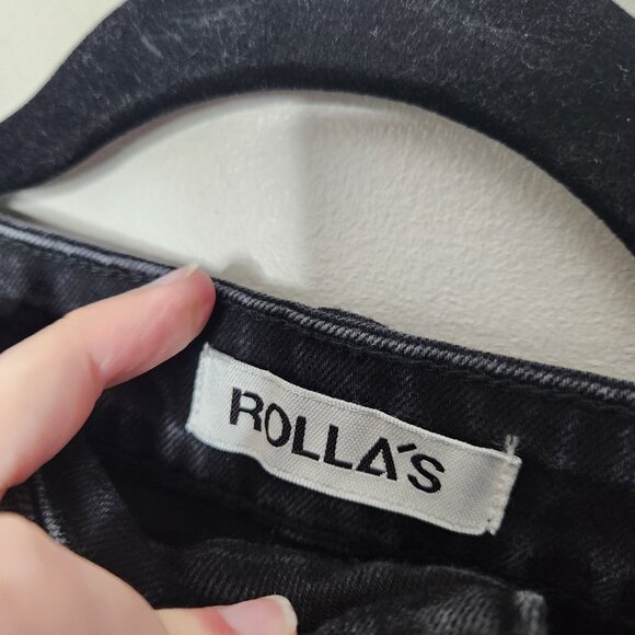 ROLLA'S Black Flare & Wide Leg Jeans - Picture 4 of 7